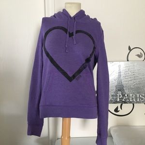 Pink Victoria secret purple hoodie.  SzSmall